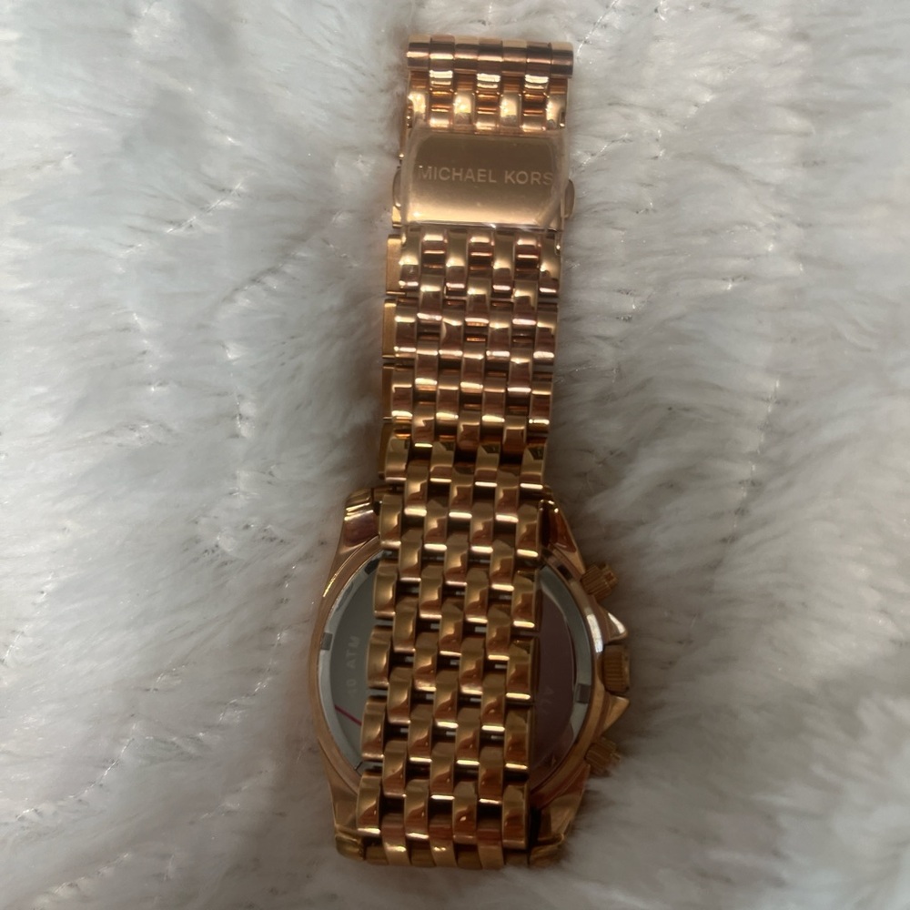 Michael Kors Rose Gold Chronograph Watch - Picture 3 of 4